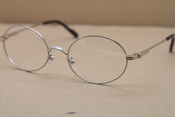 Hot 1188005 Round Metal Brand glasses Exquisite men and women Glasses optical glasses frame Frame Size:55-22-135mm