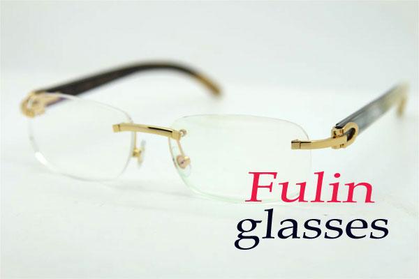 High Quality White Mix Black Buffalo Horn Eyeglasses Unisex Reading Type Brand Design T8100864 Size : 54-18-140mm