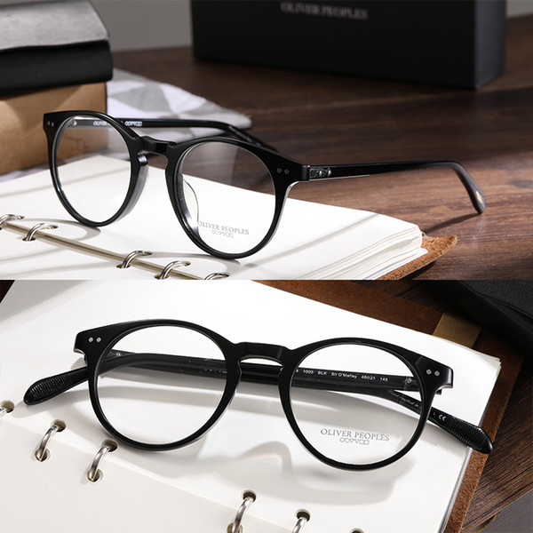 Oliver Peoples Round style optical glasses OV5256 Myopia reading Glasses Frame Men Women sir o'malley Retro Eyeglasses frame