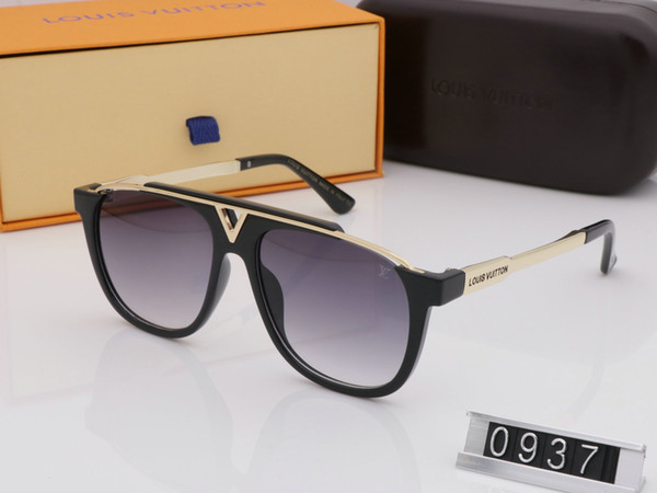 MILLIONAIRE latest selling popular fashion men sunglasses 0937 square plate metal combination frame top quality anti-UV400 lens with case