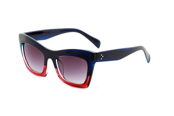 Hot sell famous sunglasses brand with logo 41399 women man metal frame mirror sun glasses low price driving eyeglasses