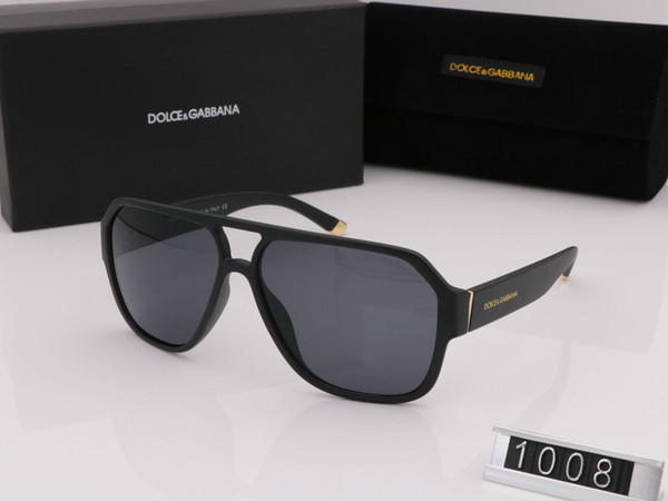 1008 new fashion classic sunglasses attitude sunglasses square metal frame vintage style outdoor design classical model 1008 with box case