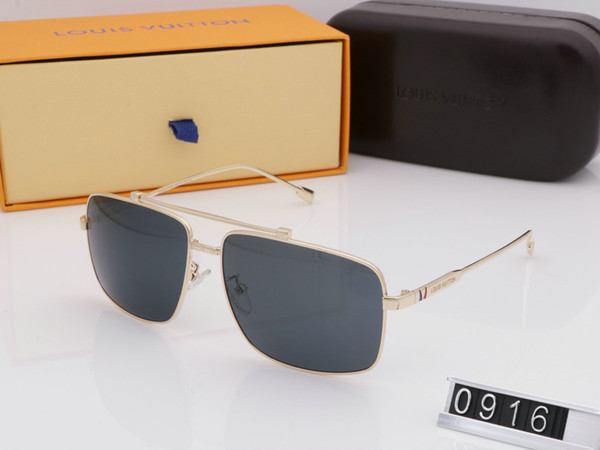 MILLIONAIRE 0659 Sunglasses full frame Vintage sunglasses for men Shiny Gold Logo Hot sell Gold plated Top 0916 02220 20238