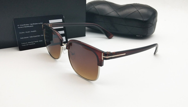 luxury top qualtiy New Fashion 0346 Tom Sunglasses For Man Woman Erika Eyewear ford Brand Sun Glasses with original box case