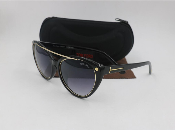 Luxury top qualtiy New Fashion 0321 0392 Tom Sunglasses For Man Woman Erika ford Designer Brand Sun Glasses with tom original box