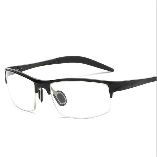 Fashion optical Frame Eyewear Sport Flat mirror glasses Aluminum magnesium Half frame Short Sight eyewear 8177