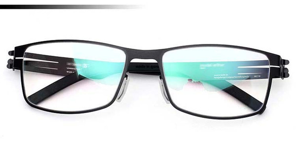 Germany designer glasses frame clear lenses IC arthur without screw brand eye glasses frames removable stainless steel metal eyewear frames