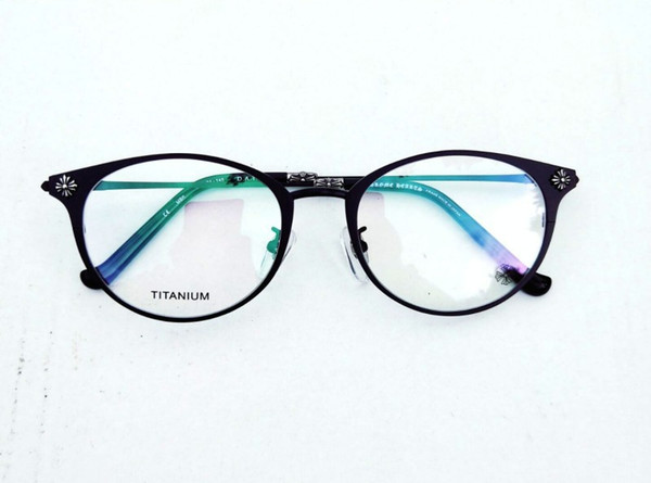 Finished product pure titanium glasses myopia glasses female glass frame pure titanium frames pure titanium eyeglass frame glasses