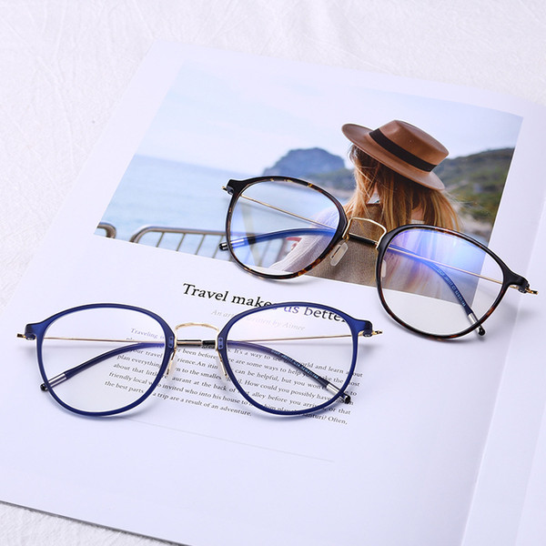 2018 new glasses TR90 flat mirror, simple art optical mirror, decorative frames, boys and girls 80117 Hipster Necessary