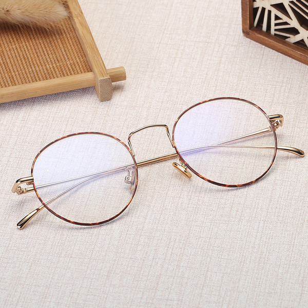 2017 network explosion eyewear glasses wholesale retro metal mirror frames, ladies' myopic glasses glasses rack 7221 Report