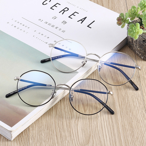 New Retro flat mirror wholesale Korean fine eyeglass frame glasses for male and female students 7236 Hipster Necessary