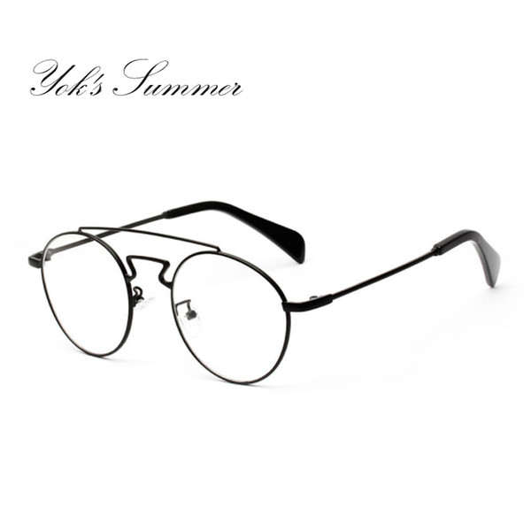 DIDI Summer Retro Round Frame Female Male Myopia Glasses Fashion Eyeglasses Frame Yok's Designer Brand Women Eye Glasses WN101