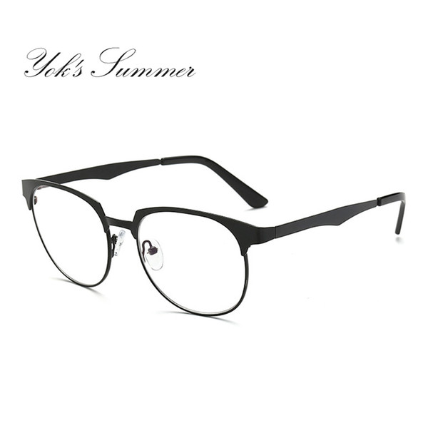 Yok's Vintage Round Glasses Frame Women Men Ultra Light Clear Glasses Optical Eyewear Frame Prescription Custom Lenses Lunette UL055