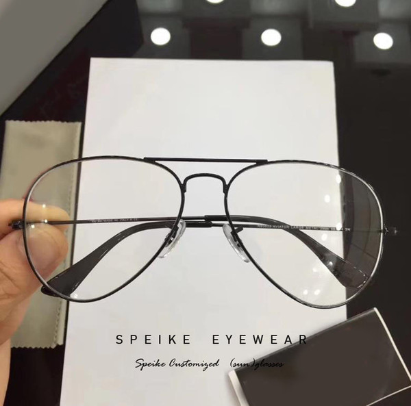 SPEIKE Customized prescription Eyewear New Fashion Pilot glasses frame R 3025 58mm For Men and Women can be myopia glasses reading glasses