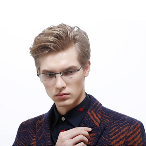 Carfia Titanium glasses frames 8103 armacao de oculos reading computer myopia glasses men optical frame prescription eyewear gafas