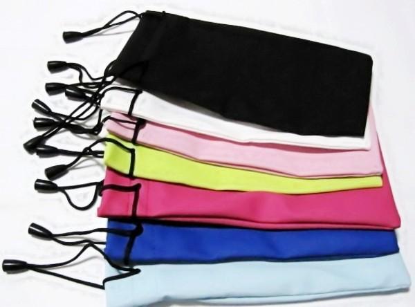 New Arrival Wholesale 500pcs/lot Waterproof Mobile Phone Bag Sunglasses Pouch Soft Eyeglasses Bag Glasses Case Many Colors