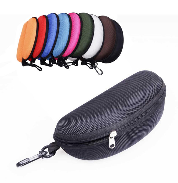 Sunglasses Case Eyeglasses Box Glasses Bag Zipper Hook Hard Case Cover EVA Storage Box Portable Protector Multi Styles