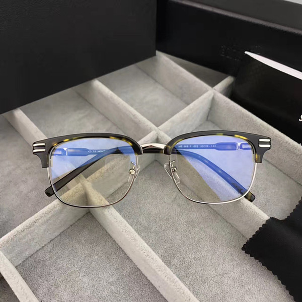 2018 New frames MB669 in fashionable men and women business joker sheet imported full frame face myopia picture frame