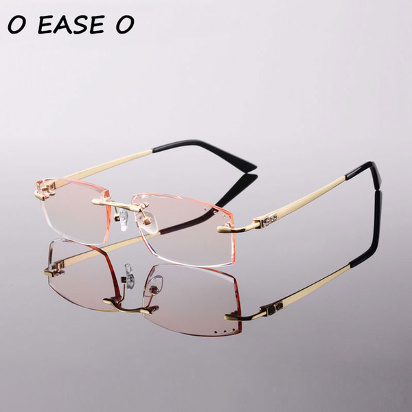 2017 Korean Female Optical Frame Including 1.61 Asphereic Tinted or Clear EMI Lens titanyum gozluk cercevesiz 8005