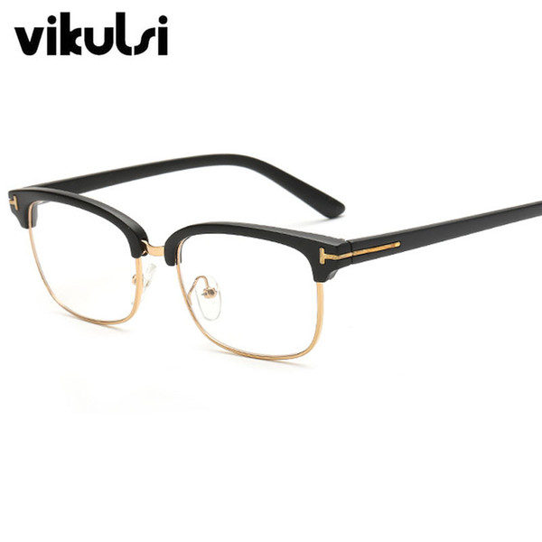 Wholesale- 2017 Fashion Eye Glasses Frames luxury Designer Women Men Clear Glasses Optical Eyewear Frames Oculos Vintage Retro Spectacles