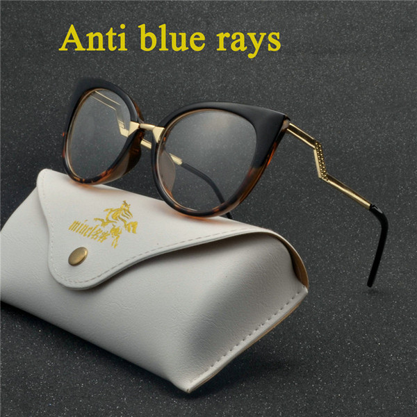 Retro Alloy Eyewear Frames Computer Glasses Women Men Anti Blue Light Lens Glasses Vintage Spectacles Round Eye NX