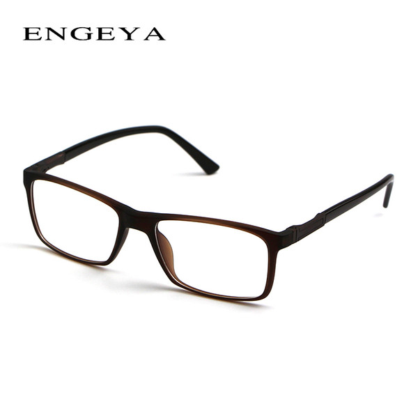 Wholesale- ENGEYA Men TR90 Brand Designer Eyeglasses Frame Optical Retro Glasses Myopia Spectacle Frame Classic 3 Matte colors #IP2009#