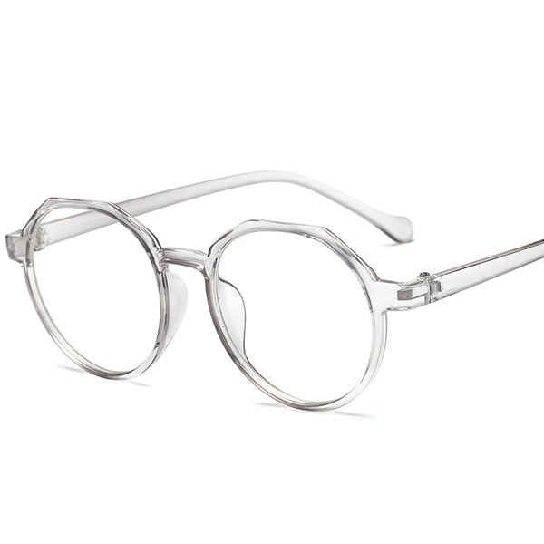 Fashion Glasses High Quality TR Frame Women Eyeglasses frame Vintage Round Clear Lens Glasses