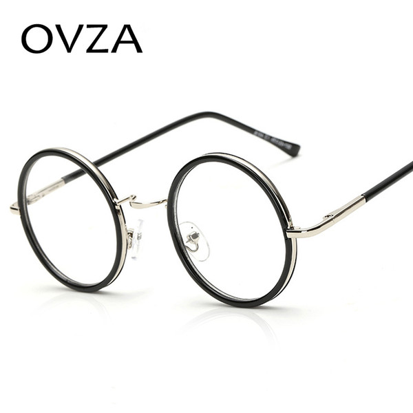 Wholesale- Ovza Round Metal Frame Eyewear Men Fashion Circle Glasses Frames Women S5051