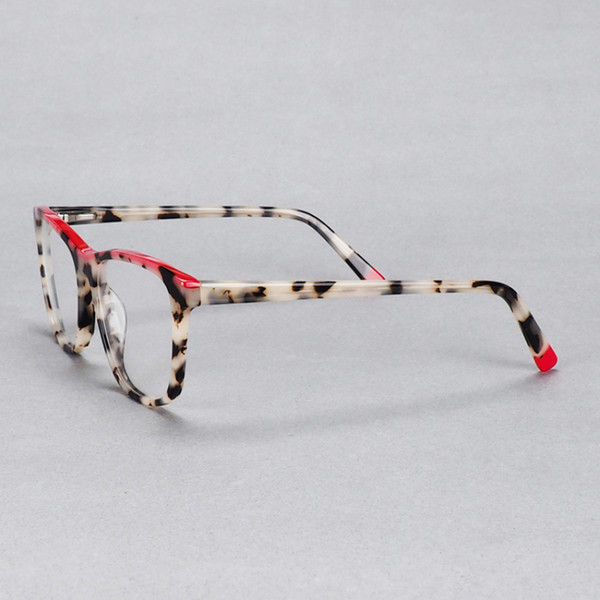 Optical Spectacle Leopard Eyeglasses reading Glasses Frame Vintage Eyewear Wooden Pattern Fashion Retro Glasses Men and Women