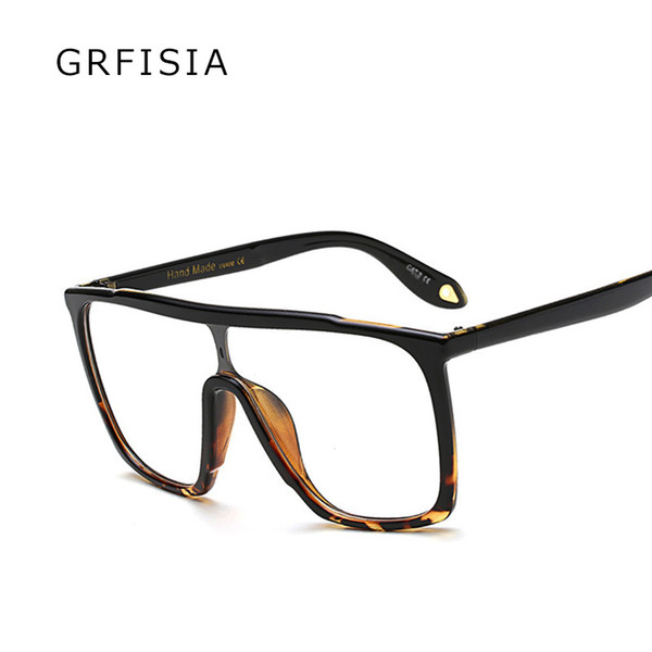 GRFISIA Sexy Ladies Oversized Square Glasses Frames Men Women Designer Optical EyeGlasses Fashion Eyewear Computer Glasses G242