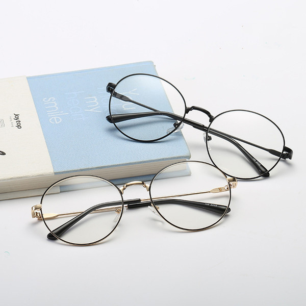 Round Glasses Frame Computer Fake Glasses Women Men Myopia Optical Eyeglasses Frames Transparent Nerd Glass Eyewear