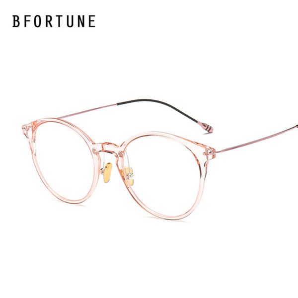 BFORTUNE New Fashion Round Glasses Women Men Brand Designer Pilot Sun Glass Frame Clear Eyewear Oculos De Sol Feminino Masculino