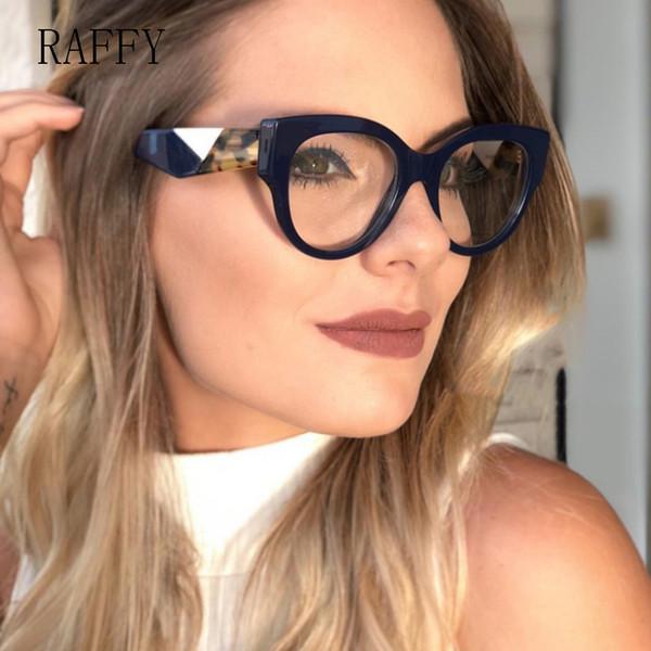 RAFFY Retro Vintage Oval Eyeglasses Student frame Brand Designer Spectacle Plain Glasses Eyeglasses Eyewear Optical Clear Gafas