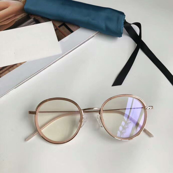 Women Rose Gold Optical Round Glasses Eyeglasses Frames 47mm 20301 Eyewear New with Box