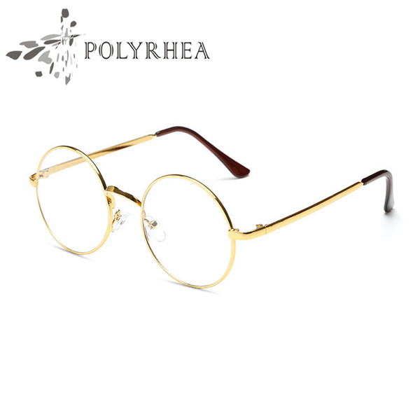 High Quality Grade Eyewear Frames Vintage Round Glasses Female Brand Designer Spectacle Plain Glasses With Case And Box