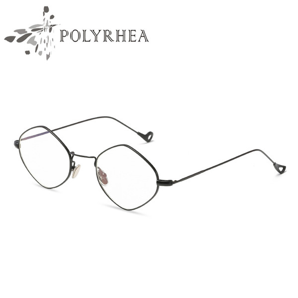 Women Clear Glasses Retro Clear Oval Frame Metal Eyeglasses Frames Women Brand Designer Optical Eyewares With Box And Cases