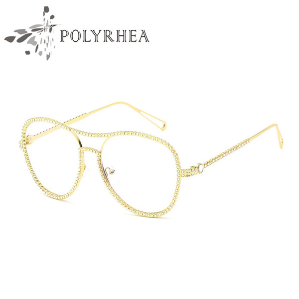 2018 Hot Luxury Clear Glasses For Men Women High Quality Brand Designer Optical Clear Lens Glasses With Cases Box Cases