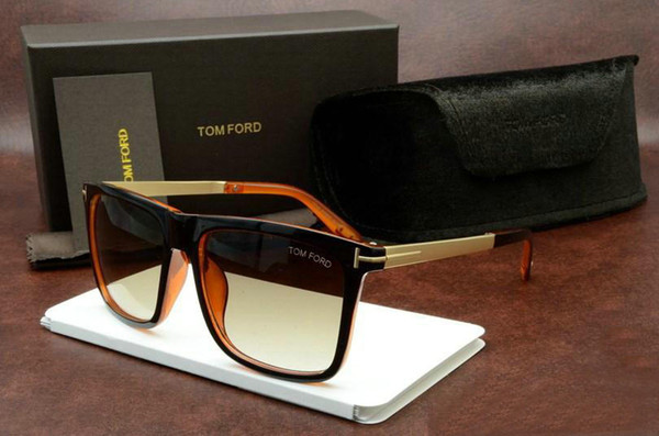 New luxury top qualtiy New Fashion 0392 Tom Sunglasses For Man Woman Erika Eyewear ford Designer Brand Sun Glasses with original box