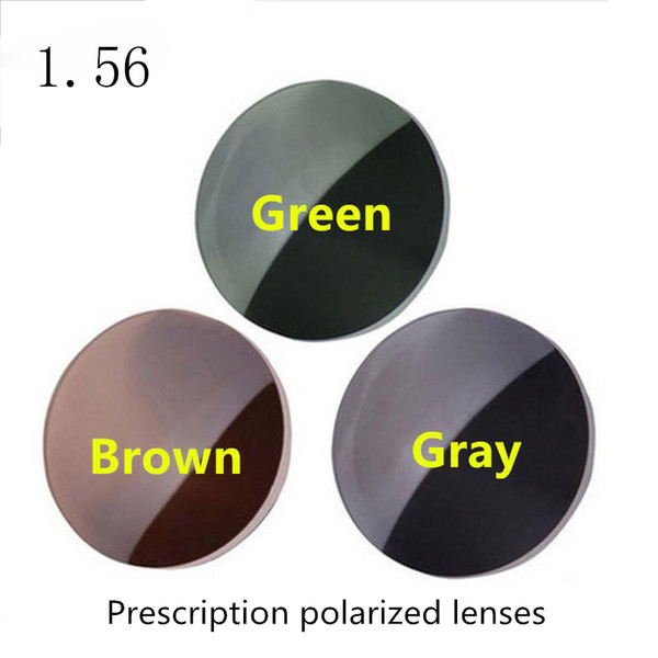 High quality 1.56 index prescription sunglasses polarized lenses Gray Green Brown 3 clolor Optional