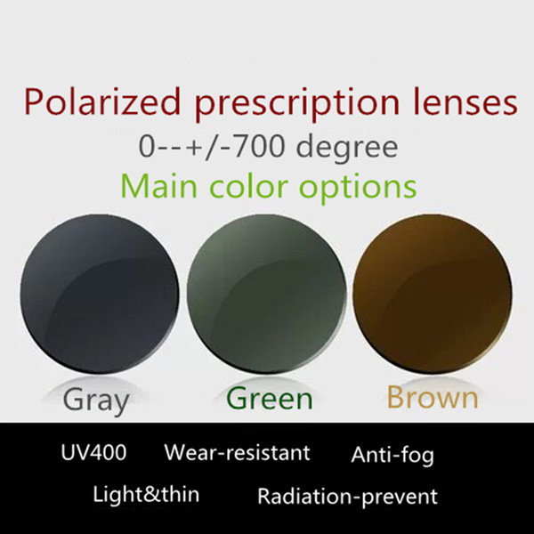 Polarized prescription Radiation-profe Prescription Lenses UV-anti Resin Aspheric Glasses Lenses Myopia Hyperopia Presbyopia Diopter