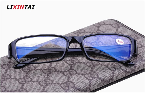 100 pieces/lot Blue film for radiation protection Shortsighted glass Unisex With degrees Myopia Protect eyes Read glasses Spectacle frame