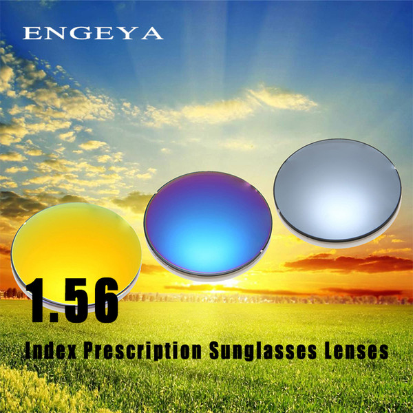 ENGEYA 1.56 Index Prescription Sunglasses Lenses Women Men Polarized Lenses for Myopia Optical Anti Scratch Sun Glasses Lens