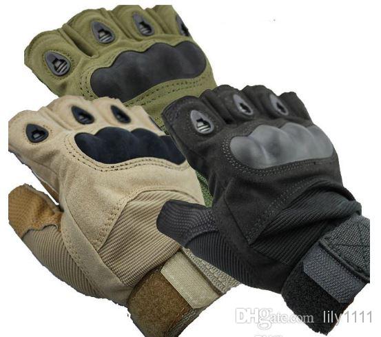 free shipping Outdoor Sports Fingerless Military Tactical Airsoft Hunting Cycling Bike Gloves Half Finger Gloves 3 color