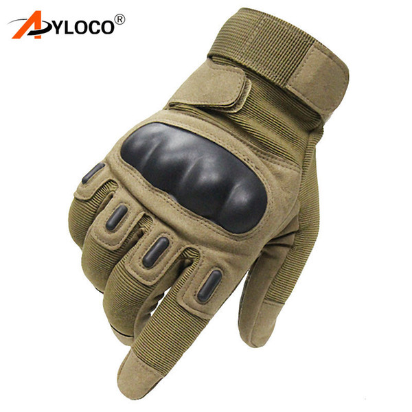 US  Tactical Gloves Sports Army Full Finger Combat Tactical Gloves Slip-resistant Carbon Fiber Tortoise