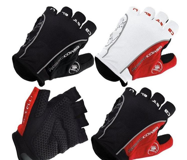 Cycling Gloves Half Finger GEL Pad Bicycle Gloves Non-slip Anti-skid Soft Breathable Lycra Guantes Ciclismo Sports Mountain Bike Gloves