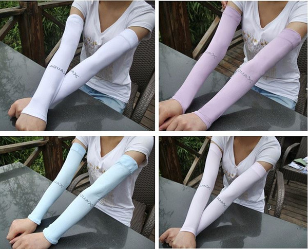 2016 Hot sell Sun UV Protector Sleeve Sports Arm Sleeve Ladies Summer Long Fingerless Gloves Arm Sun-Proof Arms Protectors