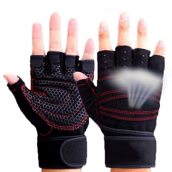 Body Building Training WeightLifting Gloves For Men Women Workout Half Finger Fitness Exercise Gym Fitness GYM Gloves Mittens