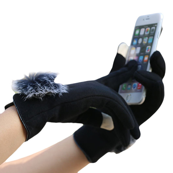 New Creative Explosions Hot Sale Fashion Women Villus Winter Super Warm Gloves Cashmere