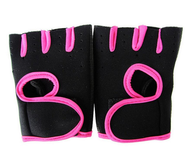 Brand Sports Gloves Fitness Exercise Training Gloves Fingerless Crossfit Unisex Guantes Luva Weightlifting Antiskid Gloves LJJC1579 60pcs