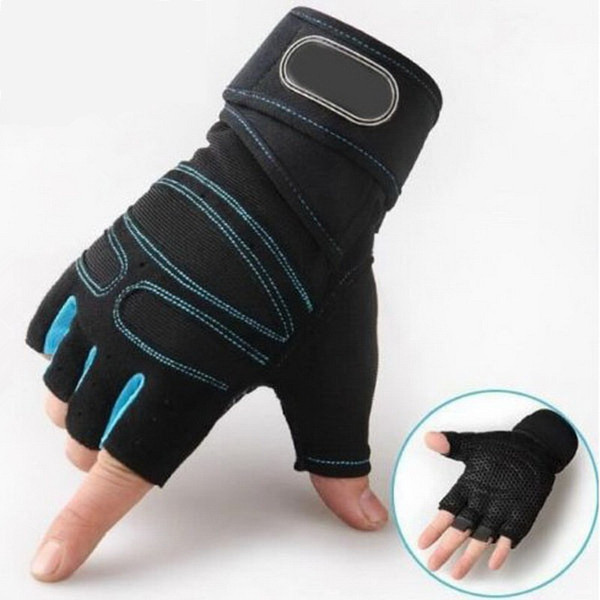 2018 new M-XL Gym Gloves Heavyweight Sports Exercise Weight Lifting Gloves Body Building Training Sport Fitness Gloves